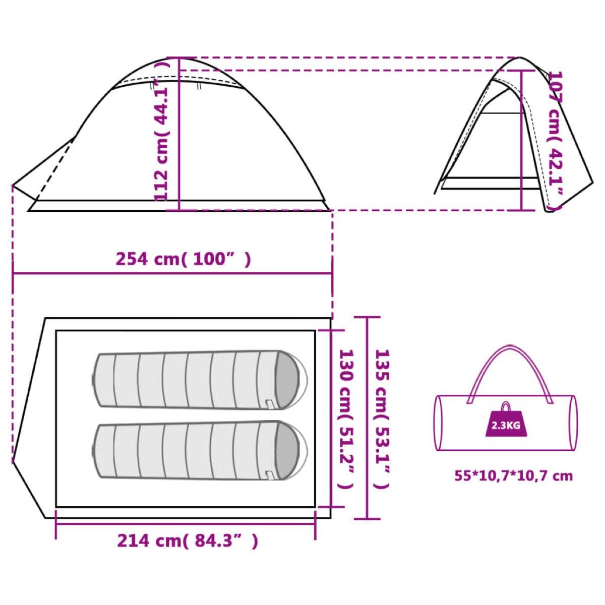 Campingtält 2-Personer