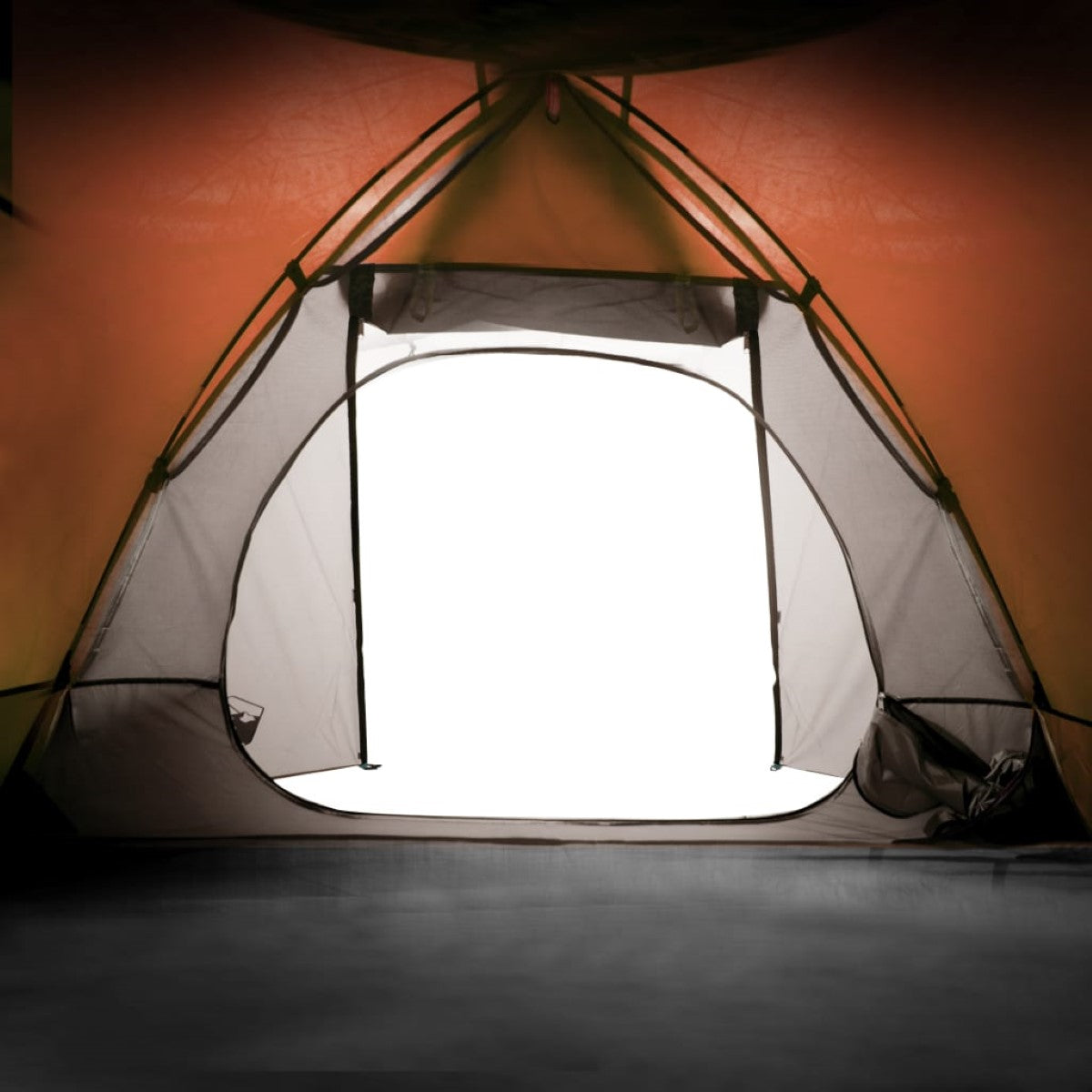 Campingtält 2-Personer Kupol Orange