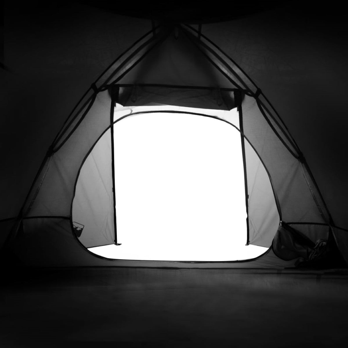 Campingtält 2-Personer Kupol Vit