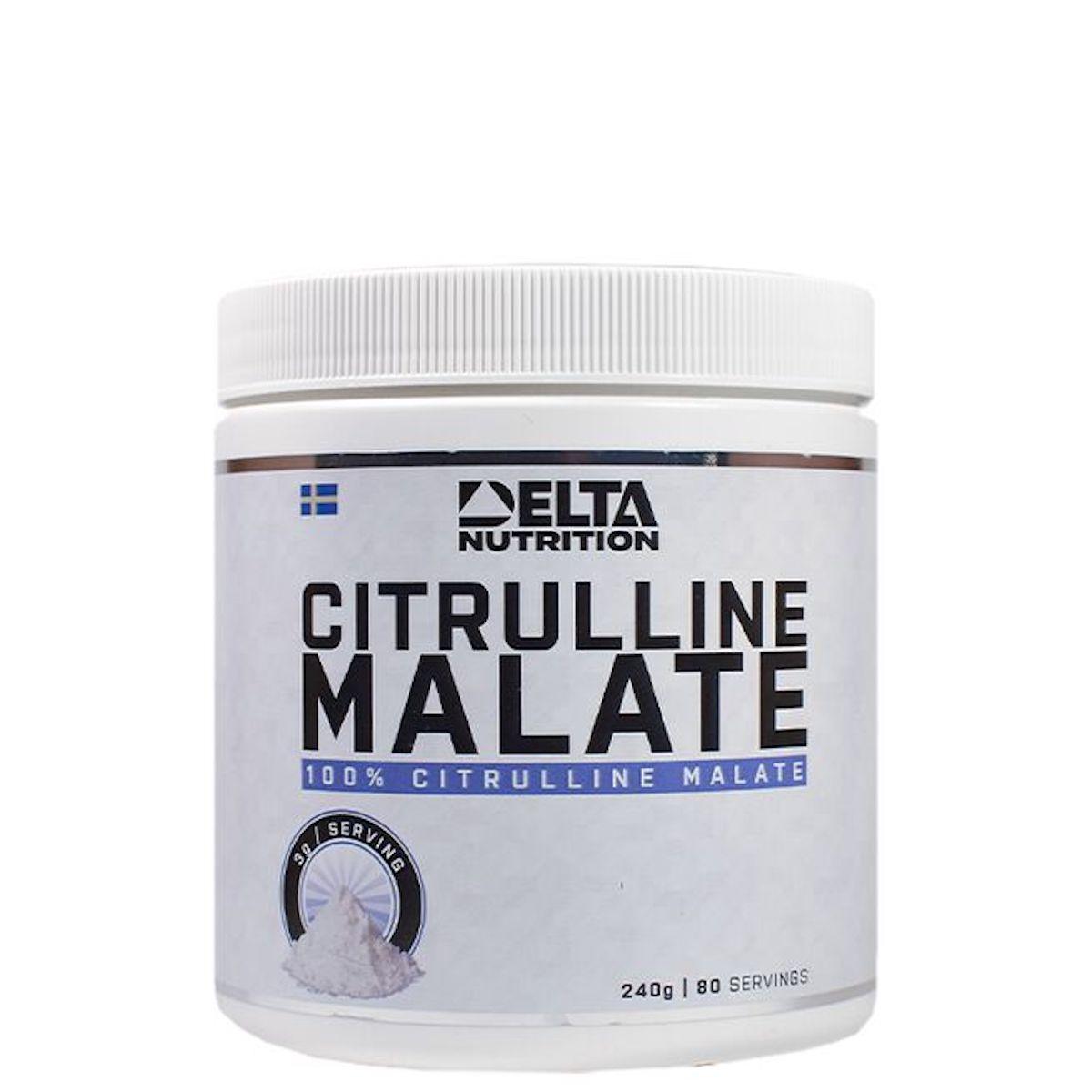 Delta Nutrition Citrulline Malate 240 g Aminosyror