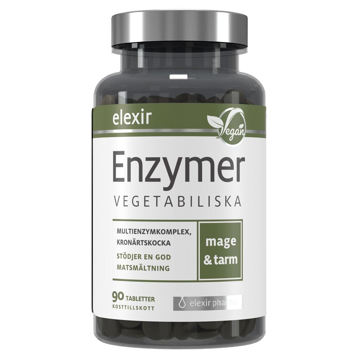 Elexir Pharma Enzymer 90 kapslar