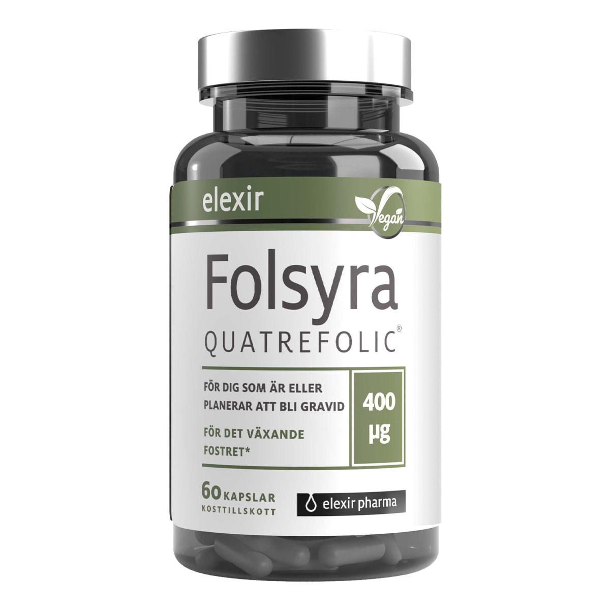 Elexir Pharma Folsyra 60 kapslar