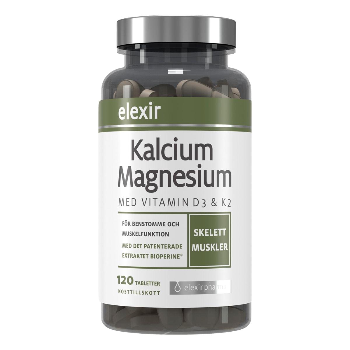 Elexir Pharma Kalcium Magnesium 120 kapslar