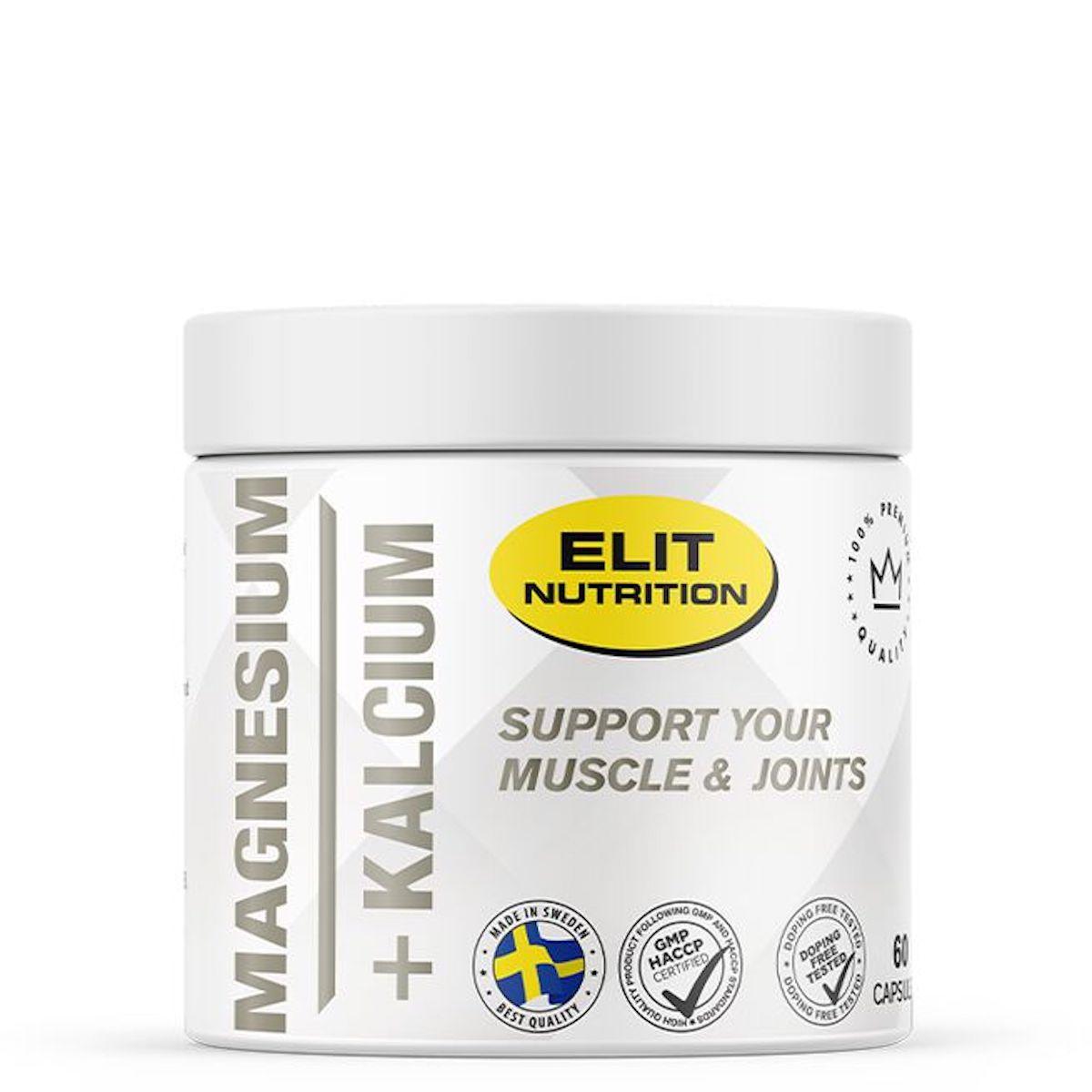 Elit Nutrition Magnesium + Kalcium 60 kapslar