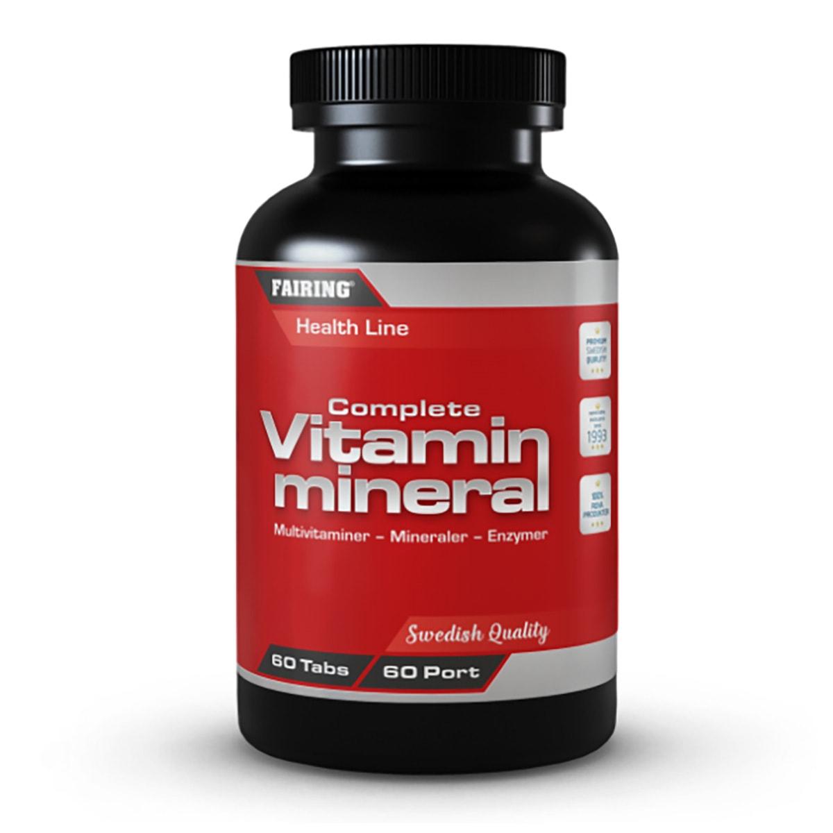 Fairing Complete Vitamin & Mineral 60 kapslar