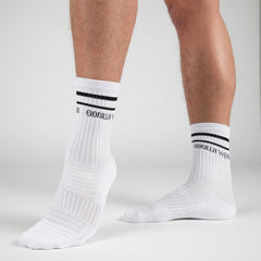 Gorilla Wear Crew Socks 2-pack Strumpor Vit
