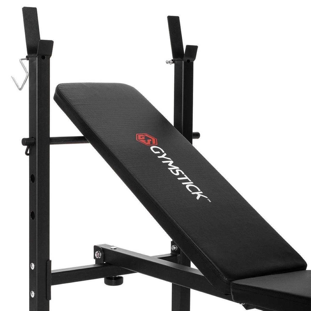 Gymstick Weight Bench med 40kg Viktset Träningsbänk