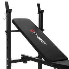 Gymstick Weight Bench med 40kg Viktset Träningsbänk