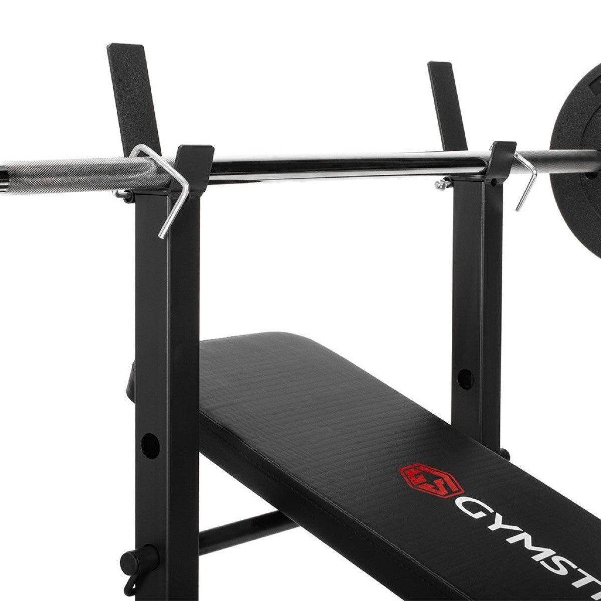 Gymstick Weight Bench med 40kg Viktset Träningsbänk