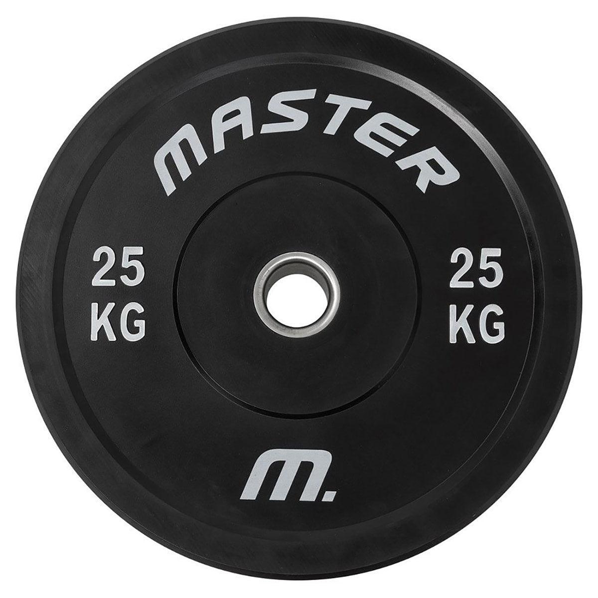 Master Fitness Bumperplate 5-25 kg Viktskiva