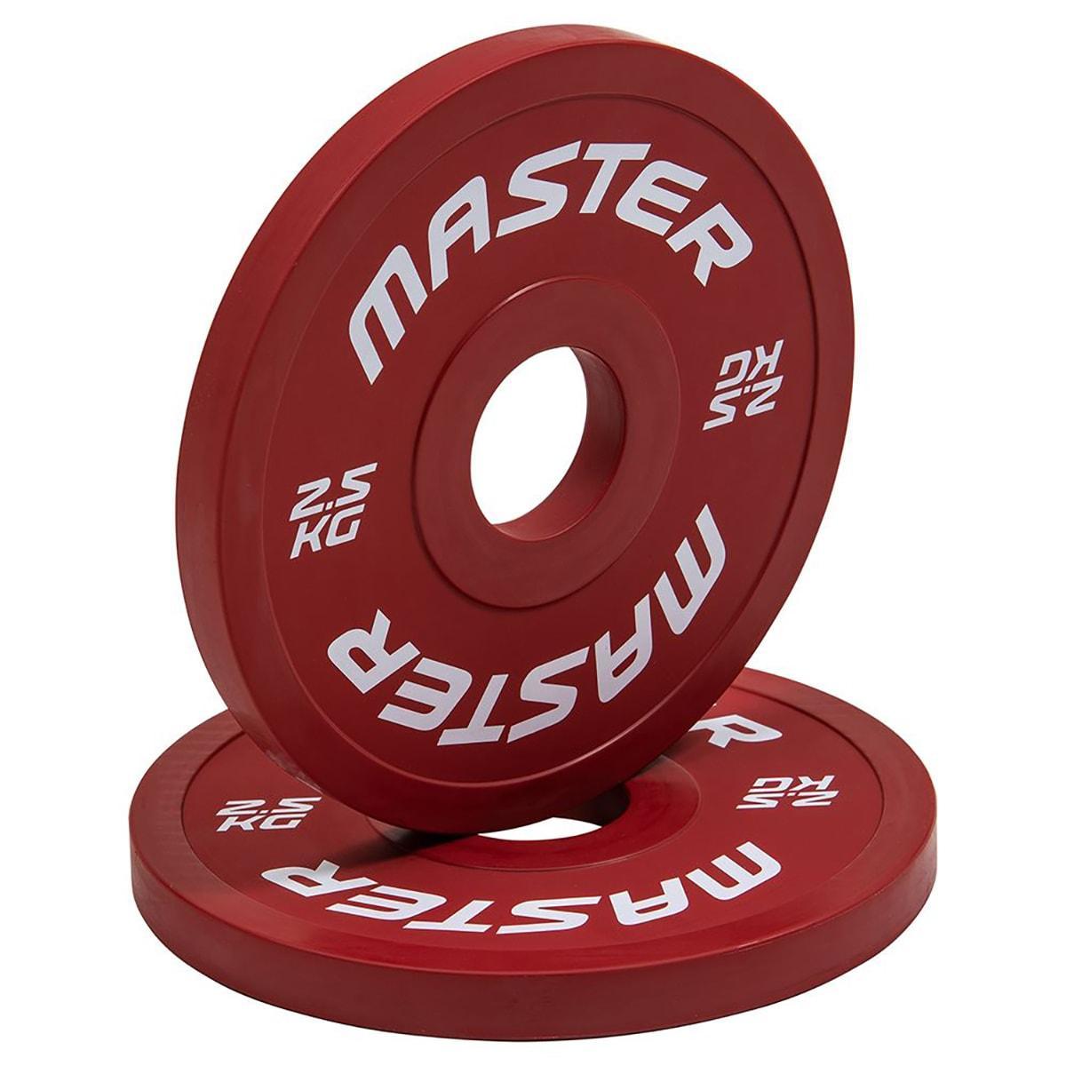 Master Fitness Change Plate 2x 2,5 kg viktskivor