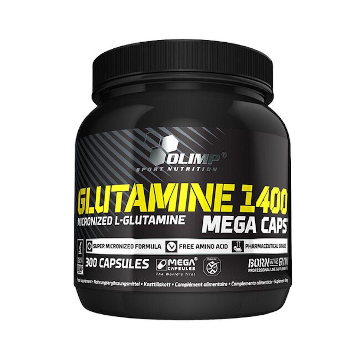 Olimp Sports Nutrition Glutamine Mega Caps 1400 300 kapslar Aminosyror