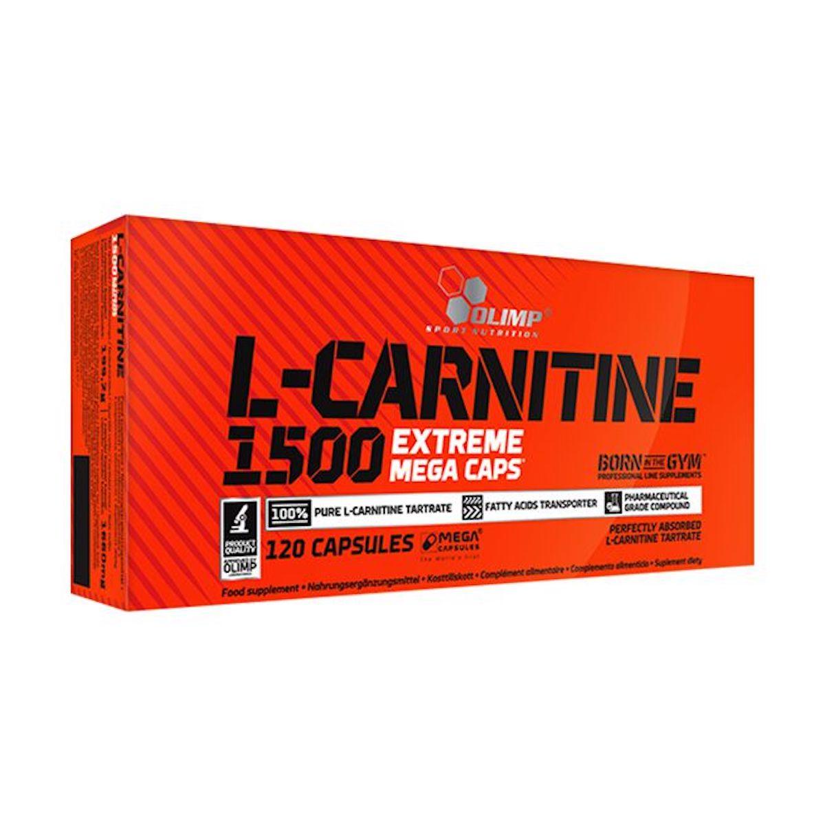 Olimp Sports Nutrition L-Carnitine 1500 Extreme 120 kapslar Fettförbrännare