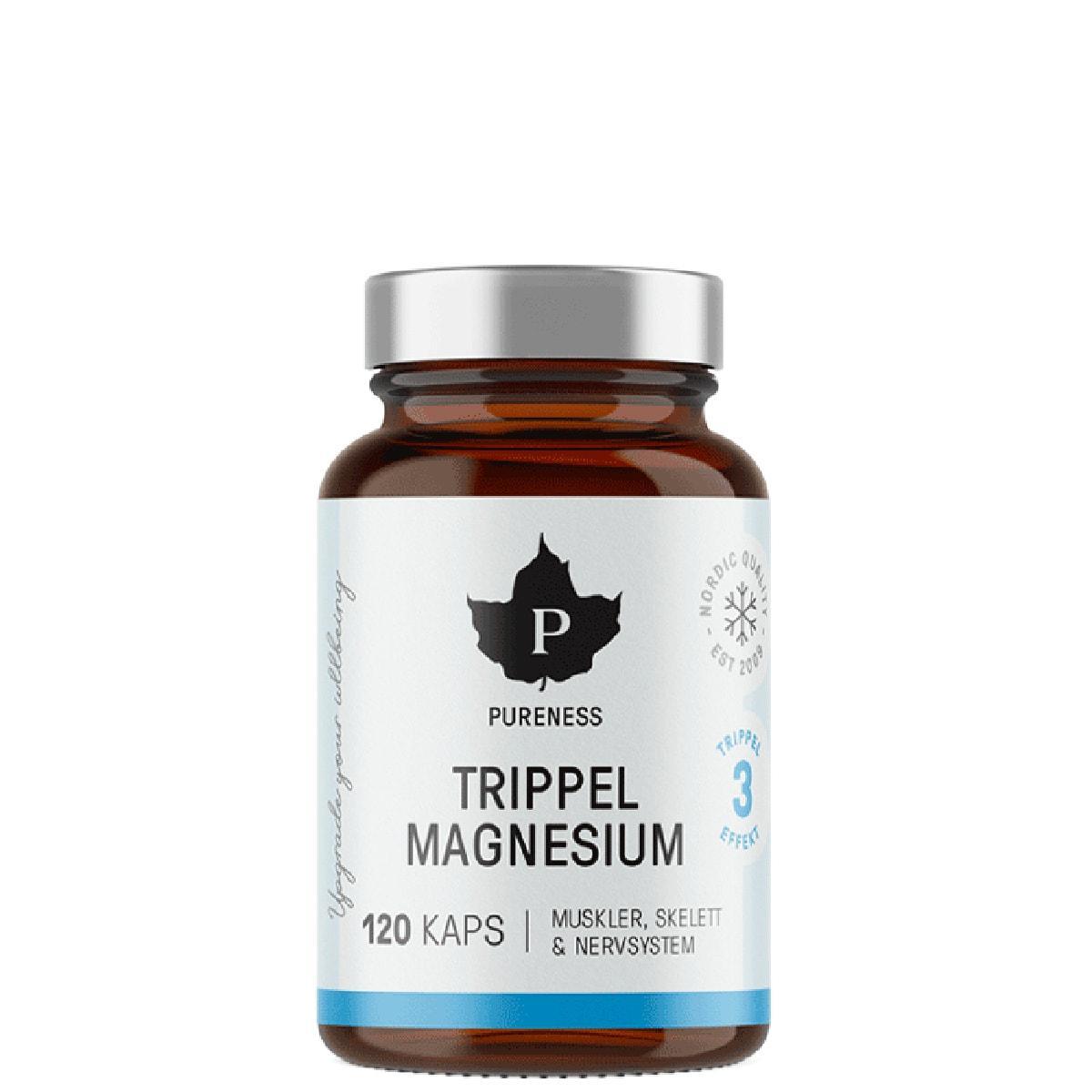 Pureness Trippel Magnesium 120 kapslar