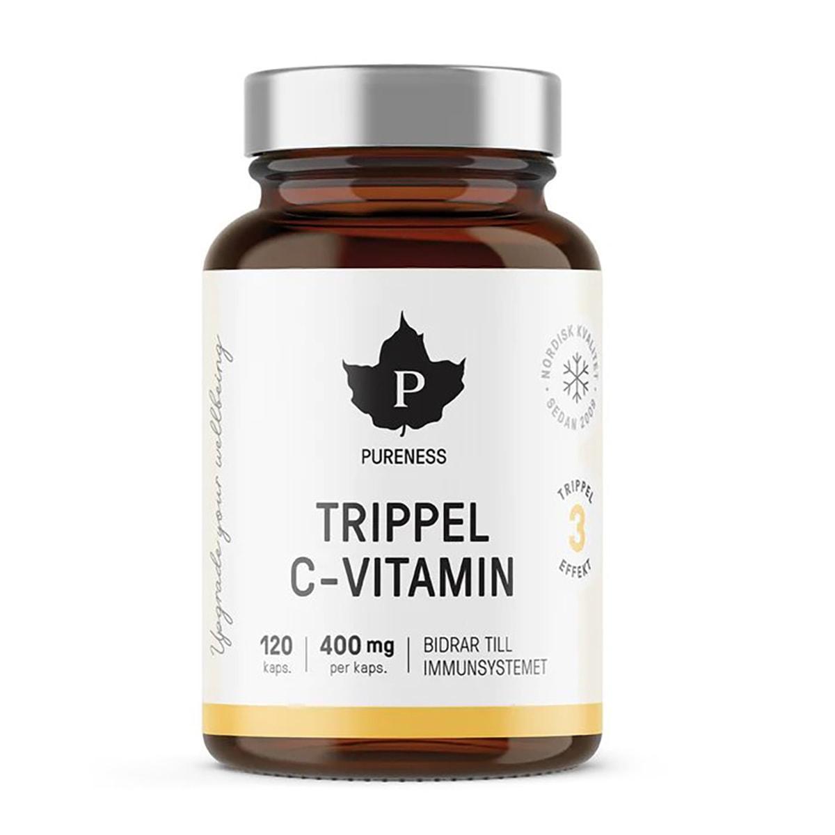 Pureness Trippel Vitamin-C 120 kapslar