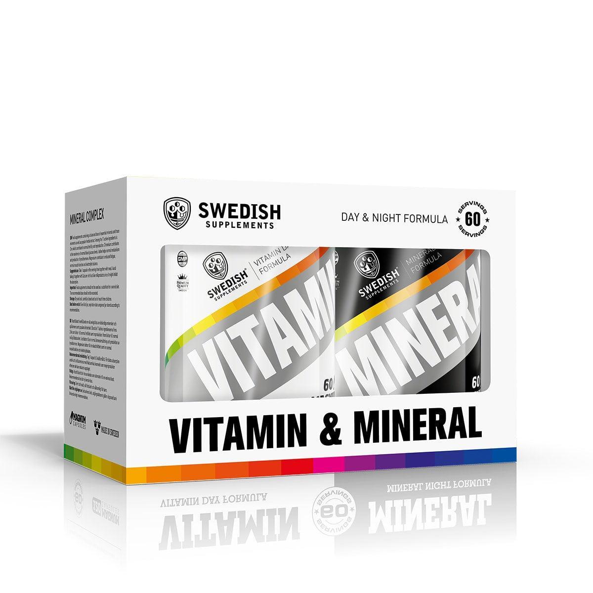 Swedish Supplements Vitamin & Mineral Complex (60+60 Caps)